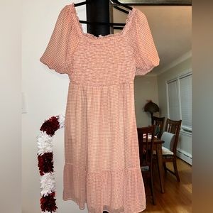 Mid-Length Dress with Sleeves